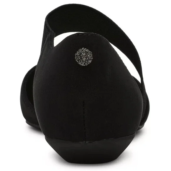 Anne Klein Obila Flats Women's US 7 Black Asymmetrical Strap Slip On HAWK3018 - Picture 5 of 14